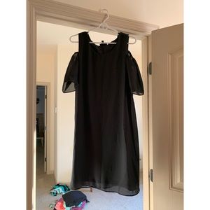 Black Cold Shoulder Dress